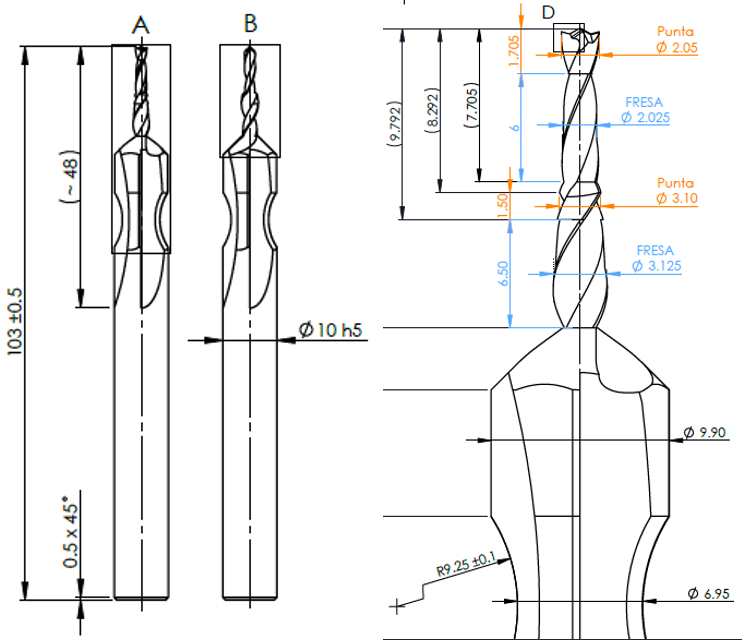 Conception outil sur mesure Vasconi